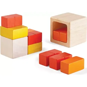 Dřevěná hračka PlanToys Zlomkové krychle