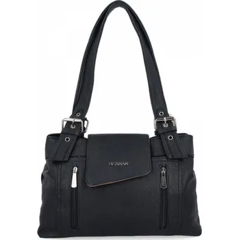 Kabelka Torebka Damska Na Ramię 2 Komory firmy Hernan 066 Granatowa