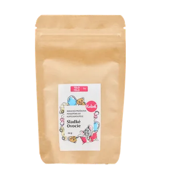 Koupelová pěna Kvítok Magická pěna do koupele v prášku – Sladké ovoce, 60g