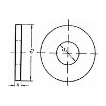 Matice podložka M12 pr. 13x35x5 ZINEK pro pevnostní spoje DIN 6340