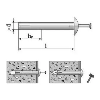 Nýt nýt 6x40 rozpěrný NR