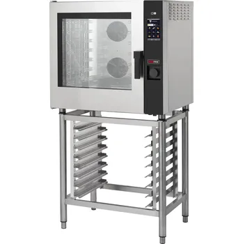 konvektomat REDFOX MPD 0711 ELAM Konvektomat elektrický 7x GN 1/1 nástřik dotykový barevný automatická mytí levé dveře