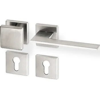 Dveřní kování Dveřní kování VERSA R HR matný nikl PVD KK kl.+koule (Dveřní rozetové kování VERSA R HR matný nikl PVD kl.+koule, vhodná pro interiér.)