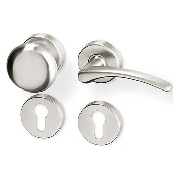 Dveřní kování Dveřní kování VIOLA R nikl PK kl.+koule (Dveřní rozetové kování VIOLA R nikl PK kl.+koule, vhodná pro interiér.)