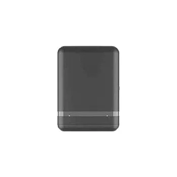 Zásobník na skládané papírové ručníky, velký černý matný, SLIM LINE