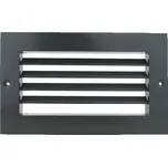 Větrací mřížka kovová Dalap GMAS s nastavitelnou žaluzií 200x100 mm, šedá