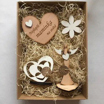 Dárková krabička Dárková sada pro maminku bílá