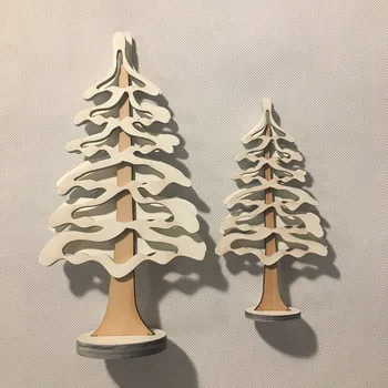 Vánoční dekorace Vánoční stromeček bílý - 2 velikosti Rozměry: 17 cm Vánoční stromeček