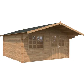 Zahradní domek Palmako Zahradní domek BRITTA 17,5 m² Barva: Hnědá, máčení