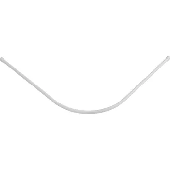 Tyč na sprchový závěs AQUALINE 0201013 bílá