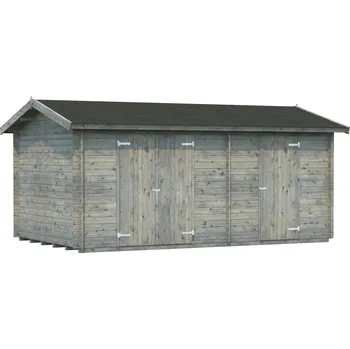 Zahradní domek Palmako Domek na nářadí JARI 14,5 m² Barva: Šedá, máčení