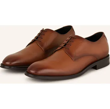 Pánská obuv Boss Pánské Šněrovací Boty Derrek, světle hnědá, 39,5