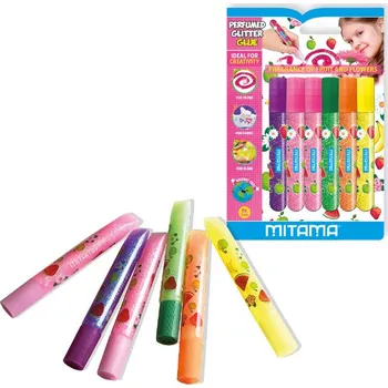 Výtvarná sada MITAMA Glitter lepidlo Perfumed 6 ks