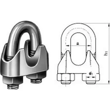 lanová svorka 5 ZINEK 4.6 DIN 741 3/16