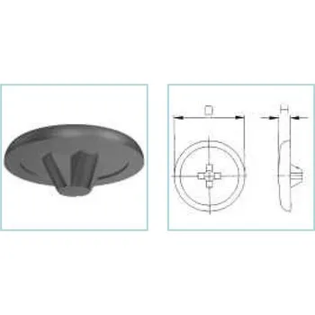 Vrut krytka uniquadrex 2/13 šedá pro vruty 4.0-5.0mm
