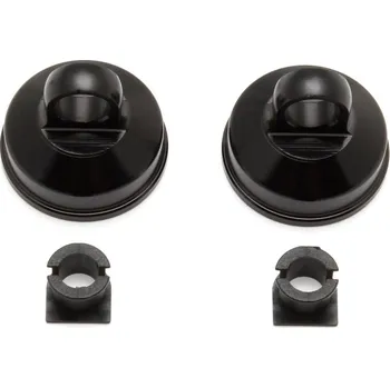 RC model RC8B3 horní hliníkové čepičky olejových tlumičů včetně vložek, 2 ks.