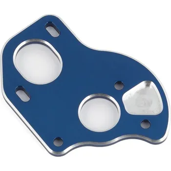 RC model B6.1 hliníkový držák motoru Laydown, modrý, 1 ks.