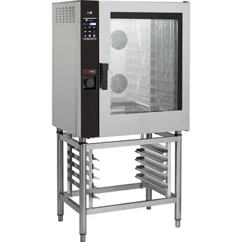 konvektomat REDFOX MPD 1011 X ER Konvektomat elektrický 10x GN 1/1, 17,4 kW, nástřik, dotykový, pravé dveře