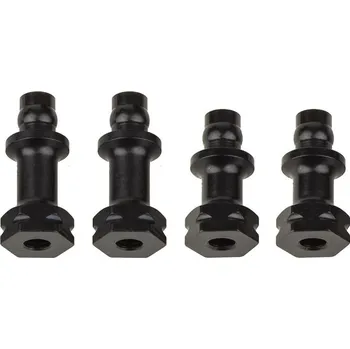 RC model RC8B4 ocelové držáky olejových tlumičů, 2+2 ks.