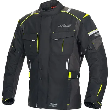 Moto bunda BÜSE bunda BRENO Pro black/fluo yellow - 5XL