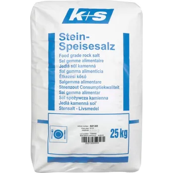 Kuchyňská sůl K+S Jedlá sůl kamenná 0,16-0,7mm (25kg)