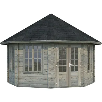 Zahradní altán Palmako Altán HANNA 14,1 m² Barva: Šedá, máčení