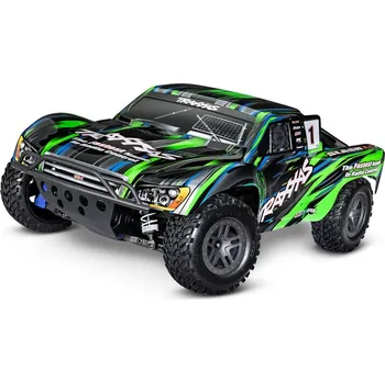 RC model auta Traxxas Slash 1:10 BL-2s 4WD RTR - zelený + doprava zdarma