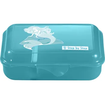 Svačinový box Krabička na svačinu Step by Step Mořská panna Delia Blau Deli