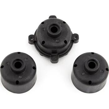 RC model B64 plastové domečky diferenciálu, stř./před./zadní, 3 ks.