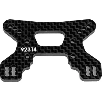 RC model B74.2 přední uhlíkové parohy/držák olejových tlumičů, gull wing, 1 ks.