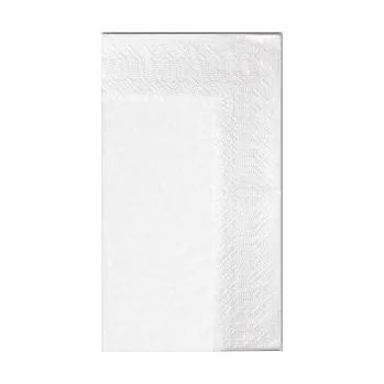 Papírový ubrousek Ubrousky 40 x 40 cm 2-vrstvé bílé, 1/8 skládání, 250 ks
