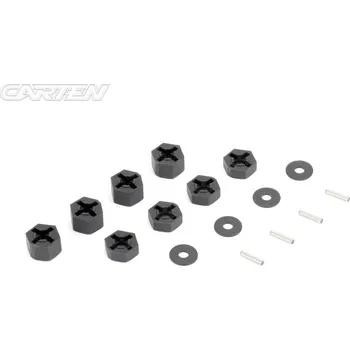 RC náhradní díl CARTEN 12mm šestihrané unašeče (Off set 5mm, 8mm), 4+4 ks.