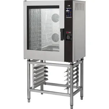 konvektomat REDFOX MPD 1011 X EL Konvektomat elektrický 10x GN 1/1 zesílená verze nástřik dotykový barevný levé dveře