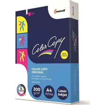 Kancelářský papír Papír Color Copy, A4, 200g/m2, 250 listů