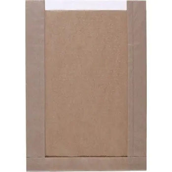 Sáček na potraviny Sáčky papírové s okénkem hnědé (26 + 7 x 40 cm), 1000 ks