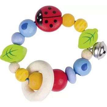 Goki Hmatový motorický kroužek Beruška s rolničkou