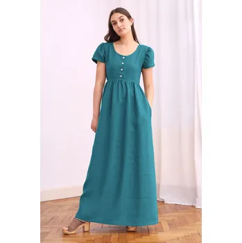 Dámské šaty Lotika 100% lněné romantické šaty Lotika 1089961