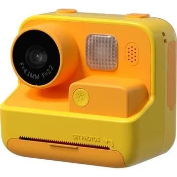 Pouzdro na mobilní telefon PICOCICI dětská kamera s potiskem K27 žlutá