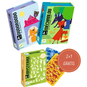 Desková hra Balíček karetních her Djeco - vyprávění + logopedie