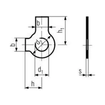 podložka podložka M16 pr. 17x30x1 ZINEK dvojitý jazýčekDIN 463