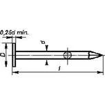 hřebík 36/2.8 Cu-měď lepenkový DIN EN 10230 ČSN 2813.70