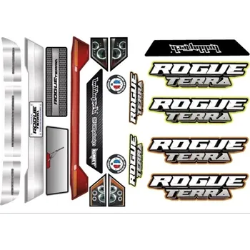 ROGUE TERRA - Samolepky karoserie, žluto/oranžová