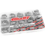 Imbus šrouby s půlkulatou hlavou - sada/box - M4 - ocelové černé, 265 ks.