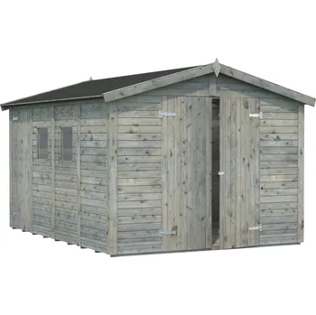 Zahradní domek Palmako Domek na nářadí DAN 9,9 m² Barva: Šedá, máčení