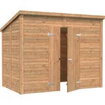 Palmako Domek na nářadí LEIF 4,5 m² Barva: Hnědá, máčení