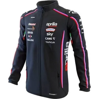 Pánská mikina IXON mikina APRILIA SW1 MotoGP 25 black/neon red - 2XL