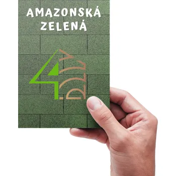 IKO Střešní krytina ŠINDEL obdélník 3,0 m² Barva: Amazonská zelená