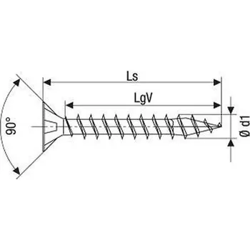 Vrut SPAX 1049 vrut 4.0x25/20 BÍLÝ ZINEK zápustná hlava TORX 20