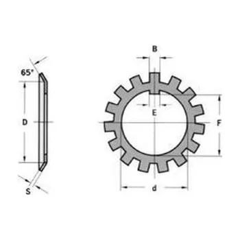 Matice podložka MB22 BEZ PÚ 110x130x150 pod KM matici DIN 5406
