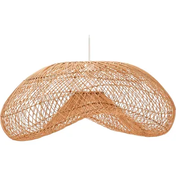 Ratanové závěsné stínidlo Kave Home Isora 80 x 60 cm